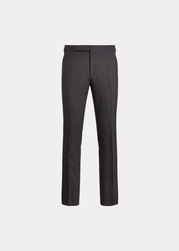 Pantalones Ralph Lauren Hombre Negros / Grises / Multicolor - Gregory Houndstooth - WJAZE6410